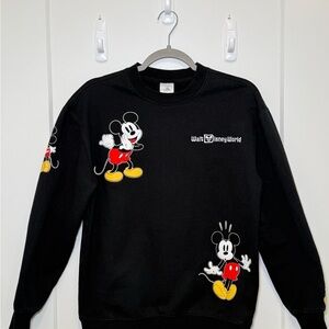 Walt Disney World Black Mickey Mouse Sweater